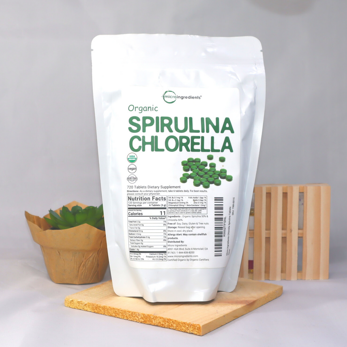 50/ 50 Spirulina/Chlorella Supplement greendevine